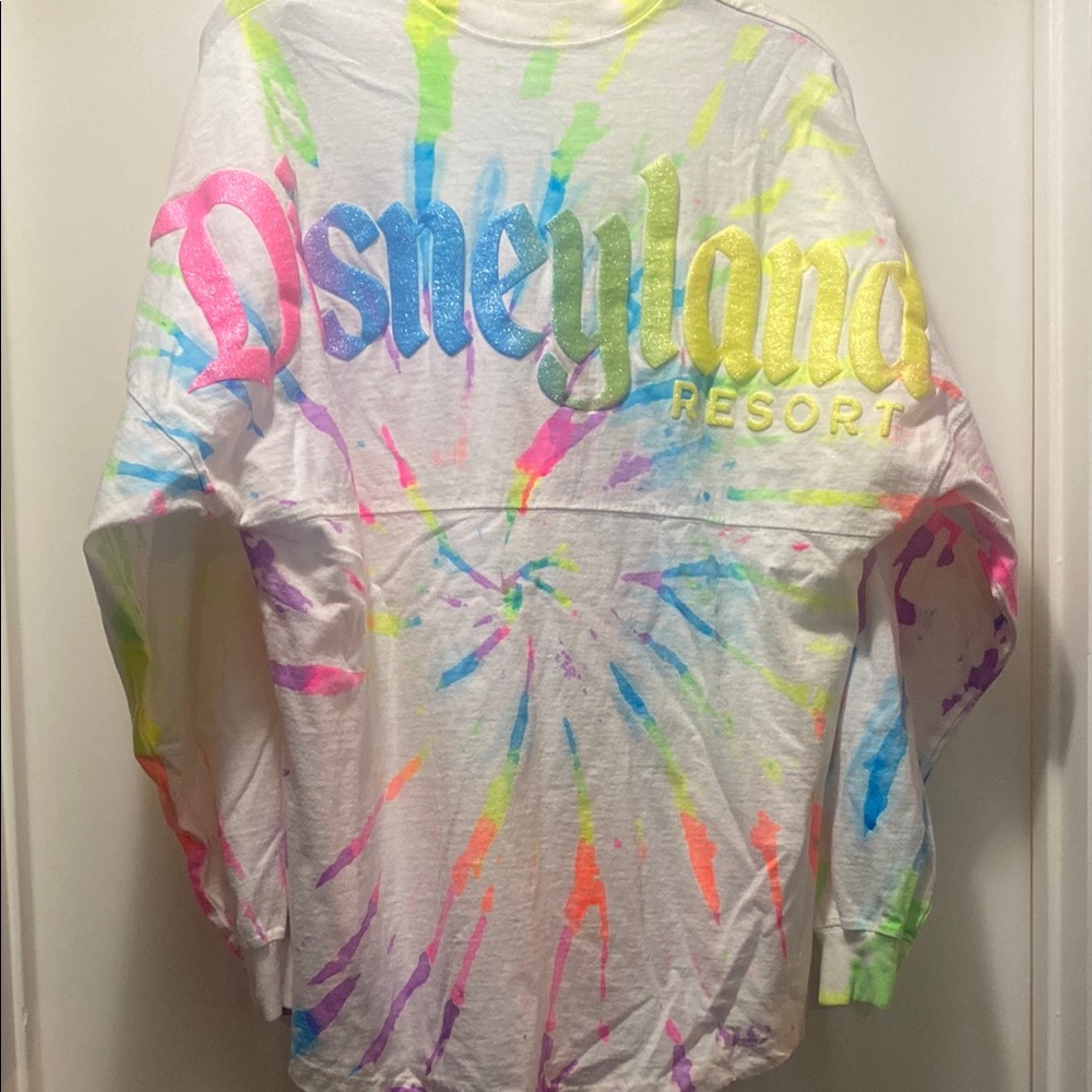 Disney Used Colorful Tie-Dye Spirit Jersey